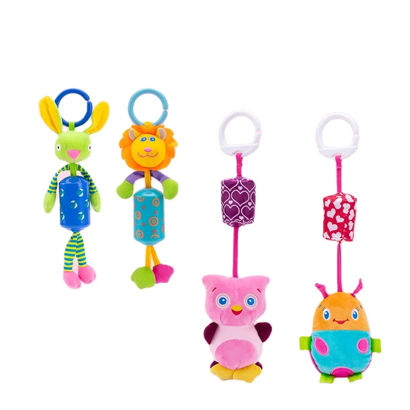 

Rattles Baby Wholesale Baby Gift Early Teaching Secure Bite Colorful Baby Rattles Set