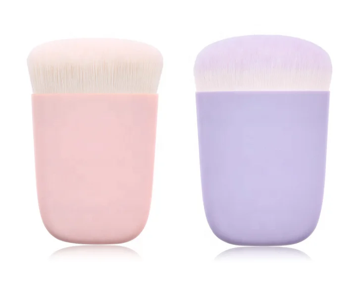 

Single Multi-Purpose Small Mini Flat Shape Foundation Liquid Powder Makeup Brush Portable makeup brush maquillaje