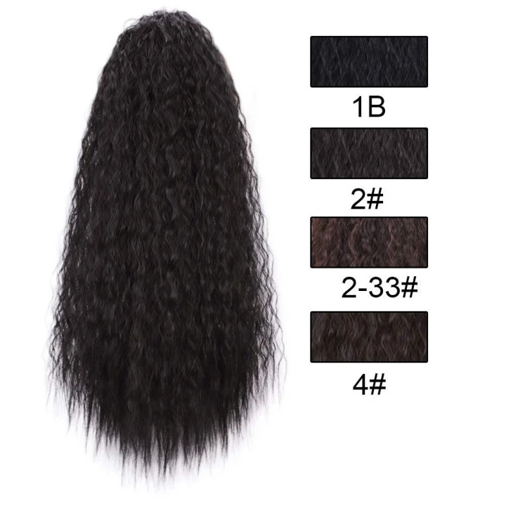 

High quality ladies Afro synthetic wigs wool roll corn perm wholesale synthetic wigs, Black color