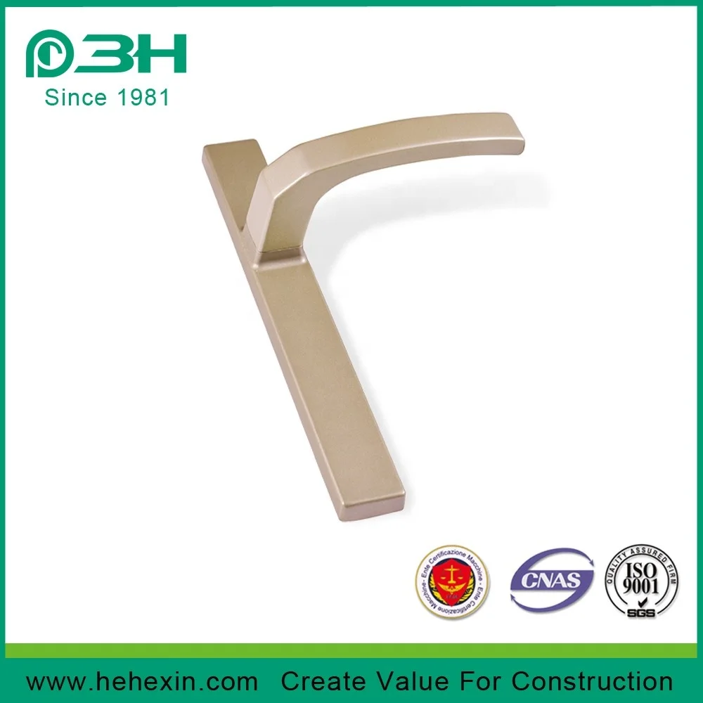 Luxury Security Mortise Main Door Handle Design Modern Black Lever Door