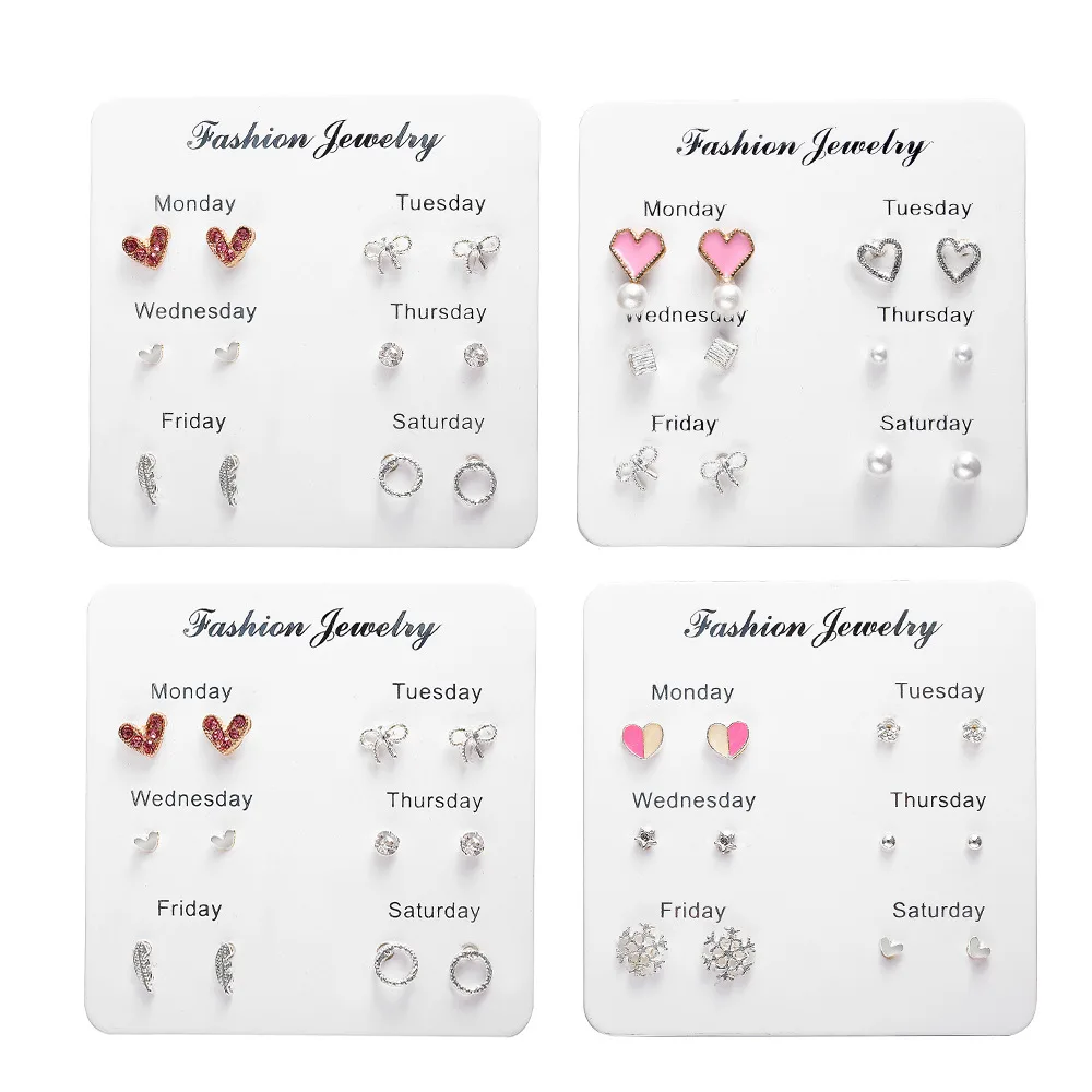 
Fashion week custom stud earrings set For Women Wholesale N911110 