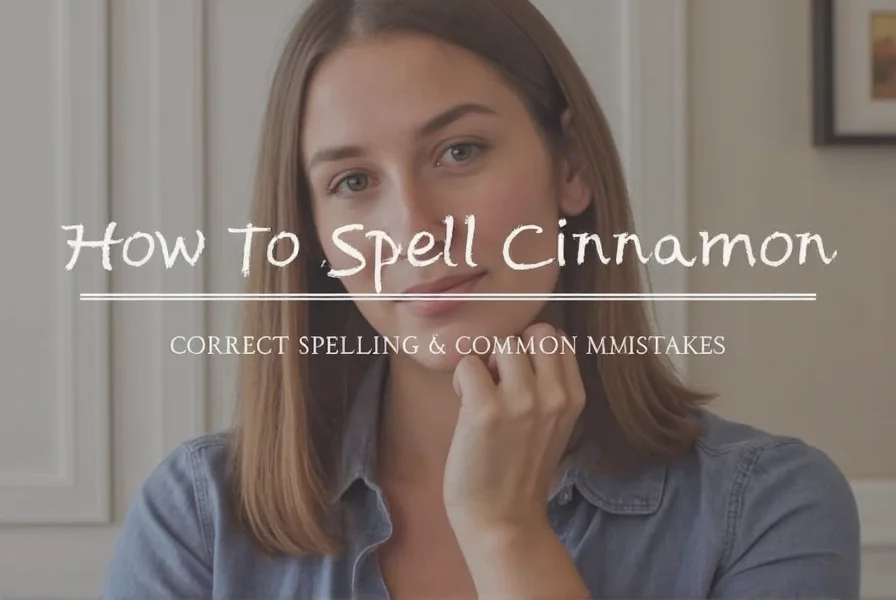 how do you spell cinnamon