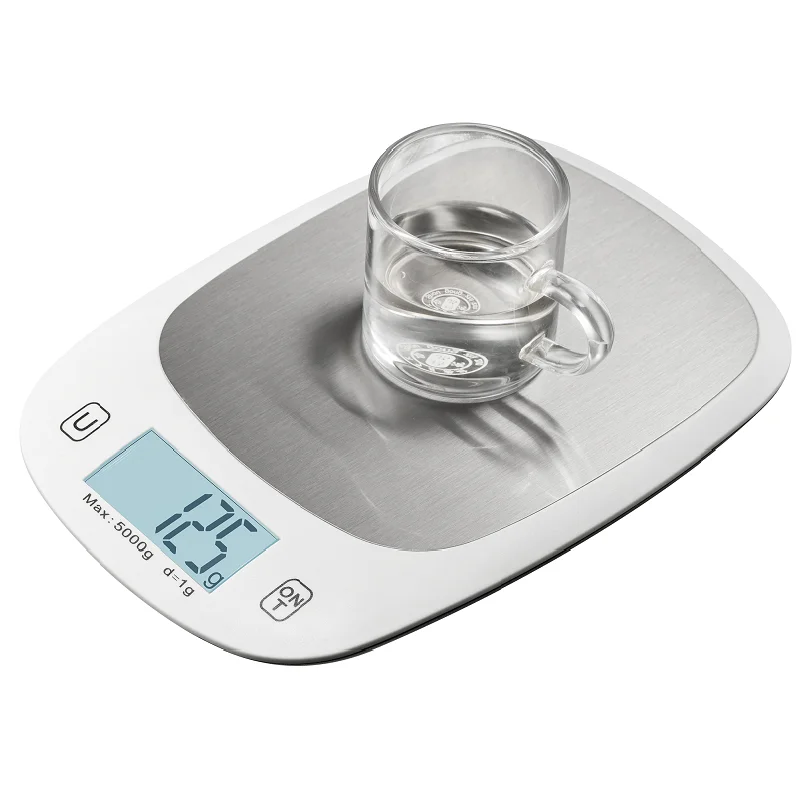 

EK6021 Patented Product Stainless Steel Electronic Kitchen Scale Cooking Scale 5kg 11lb