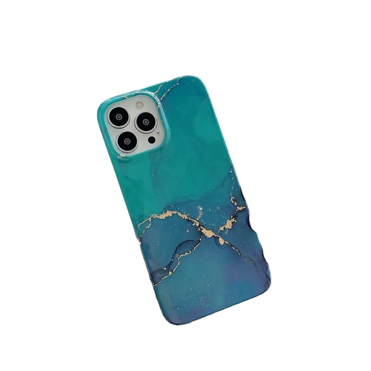 

New Design New Arrival Glitter Marble Phone Case For iPhone 11 Pro Max(Dark Green Glitter)