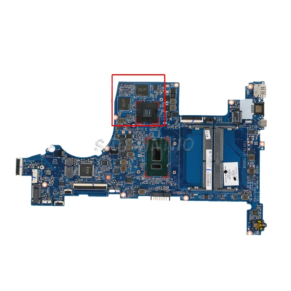 

For HP PAVILION 15-CS Laptop Motherboard DAG7BMB16E1 REV: E SRG0N I7-1065G7 PM Tested & Working Perfect