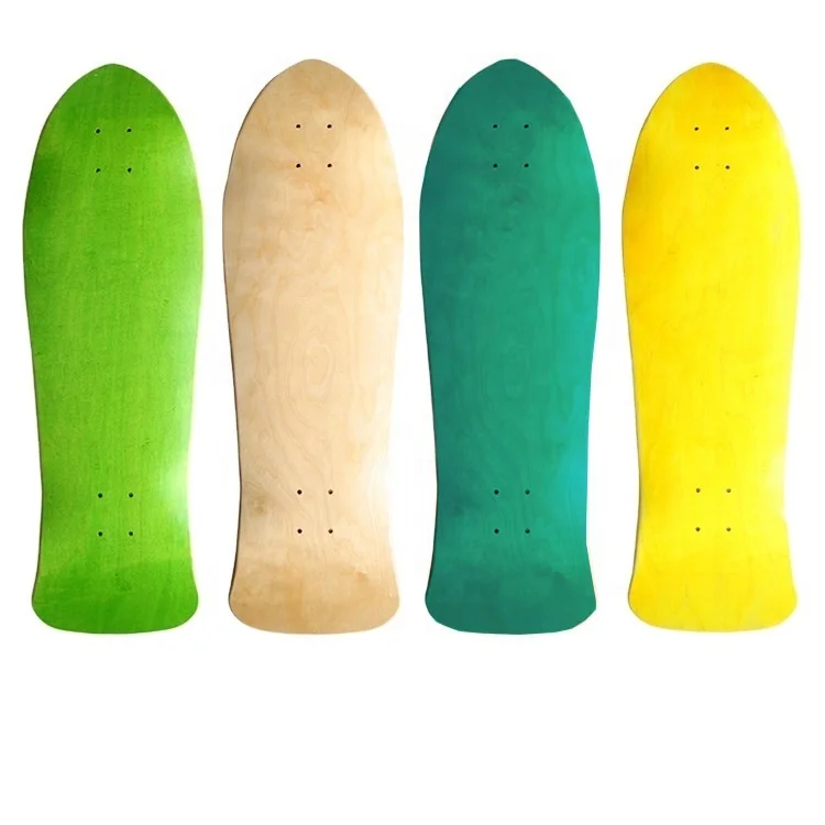 

China suppliers professional custom blank old school skateboard 7 lay maple land surf skate, Customized color