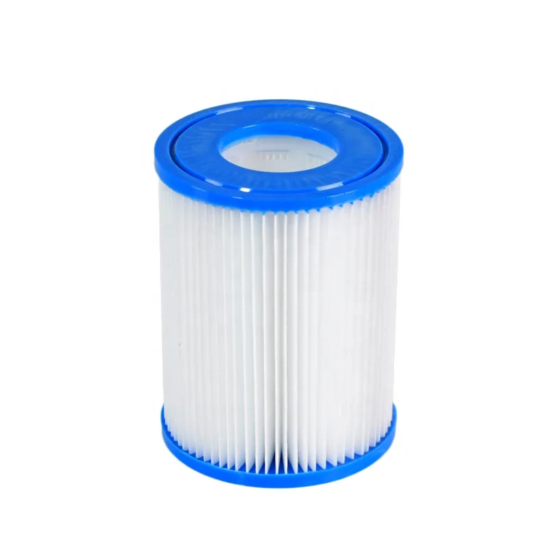 

Hot Sale Replacement Hot Tub Filter Cartridge for Bestways Type II Inflatable Swimming Pool Filter, White+blue