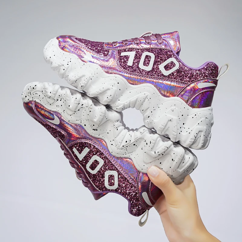 

Women Autumn 2020 Fashion Shiny sneakers Breathable Leisure Chunky Women Shoes size 41 zapatos mujer designers shoes for women