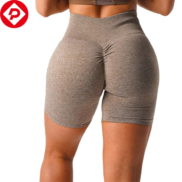 

New Design High Waist Yoga Shorts Butt Lift Skin-friendly Workout Beach Booty Gym Shorts Women