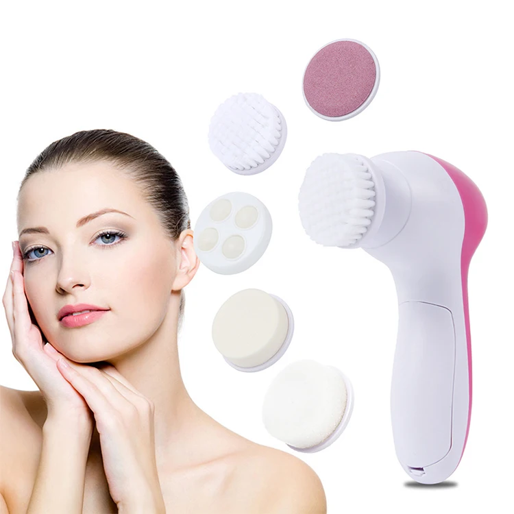 

Factory Hot Sale Exfoliating Facial Brush Facial Brush 5 In 1 Skin Cleansing Machine