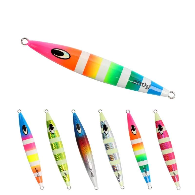 NM Hot Sale 40 80 60 Jig Lure Hard Baits for Bass Saltwater Fishing in River Lake Stream