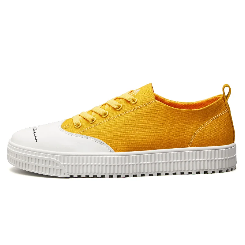 

New products flat breathable fashion canvas shoes men casual shoes, Optional