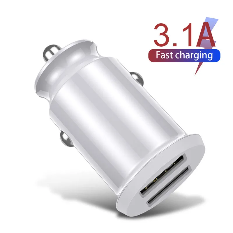 

3A USB Mini Car Charger 15W Mobile Phone Car Charging Adapter Mini Car Charger For iPhone Huawei Xiaomi Samsung