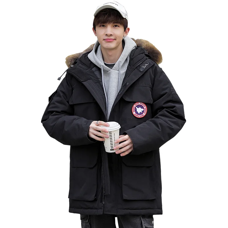 

Cheap Price Wholesale Factory Direct sales Canada Style windbreaker men long jacket, Customized colors