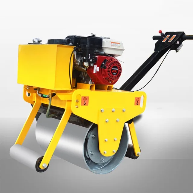 ready to ship walking behind road roller single drum gasoline