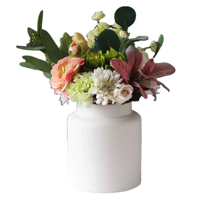 

Amazon Hot Sale Decoration White Black Ceramic Vase For Home Decor Ceramic Flower Vase Ceramic White Flower Pots