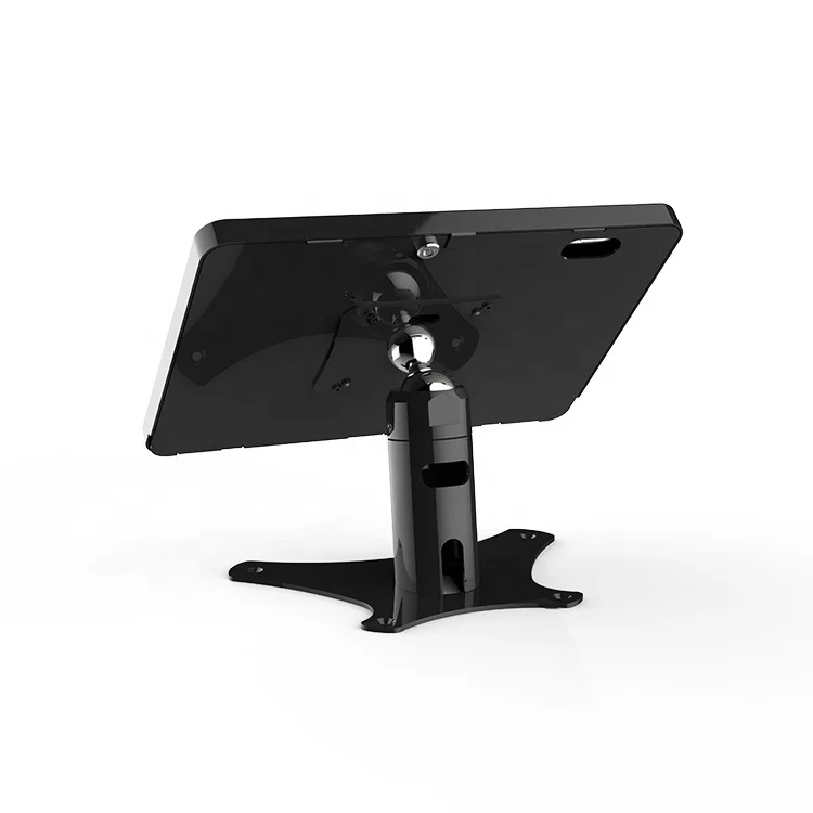 Vesa Mounting Adjustable Metal Tablet Stand With 360 Degree Rotation Of