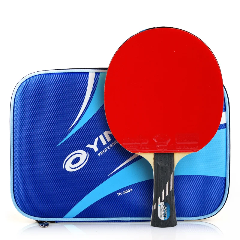 

YinHe 10 star table tennis racket professional offensive table tennis pen-hold bat Table tennis board, Red+black