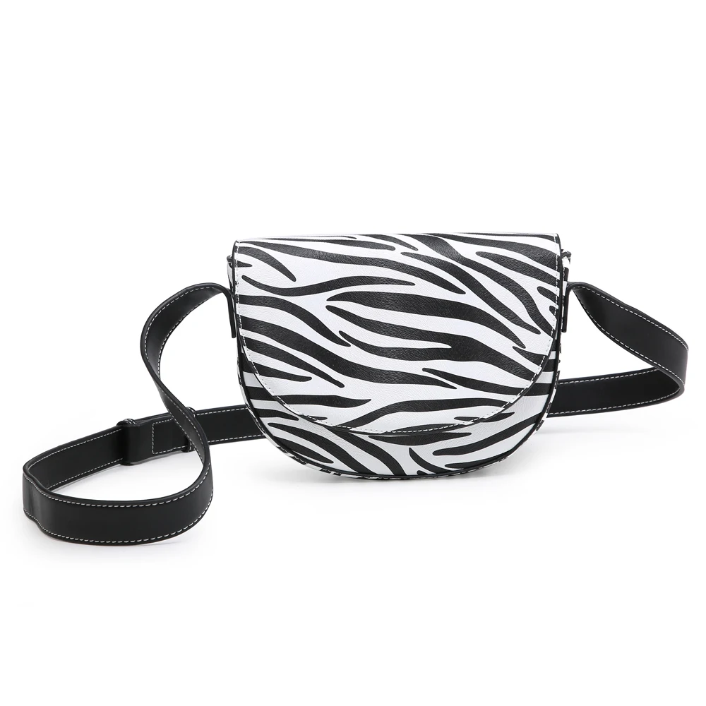 

2020 New Hot Sale Women Fashion Saddle Bag High Quality Designed Leather Crossbody Handbag