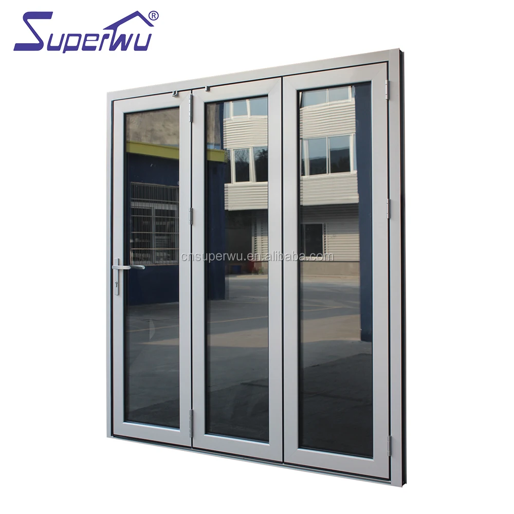 Air Tight Ventilation Aluminium Folding Patio For Sliding Door