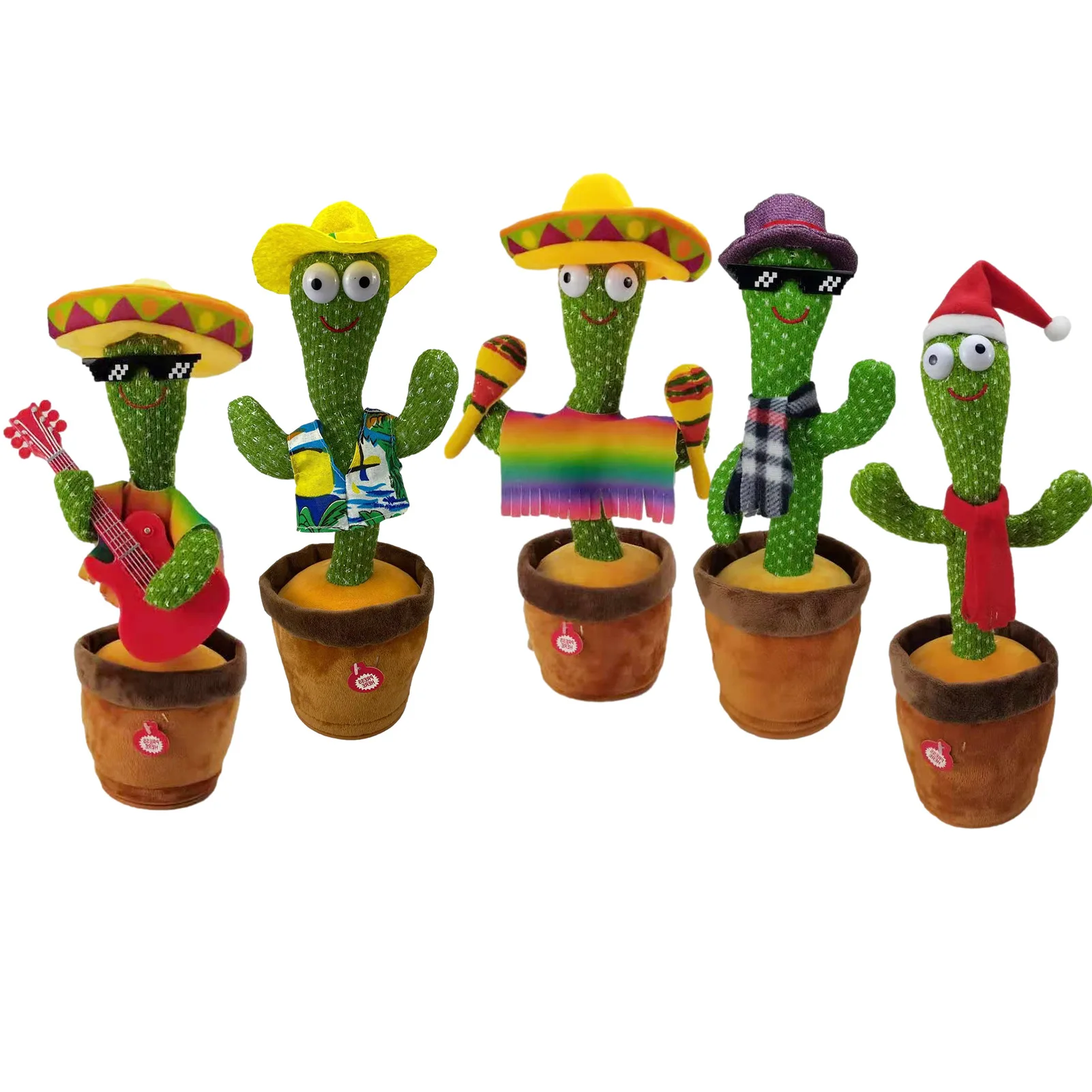 

Amazon Hot Sell Electric Plush Musical Funny Wriggle Dancing And Singing Dancing Cactus Toy