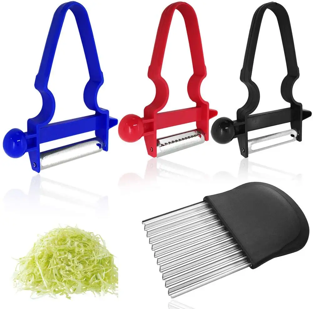 

Set of 3 Original Magic Trio Peeler, Slicer Peel Anything In Seconds With The Amazing 3pc Peeler Set Amazon, Red blue black, accept customized color