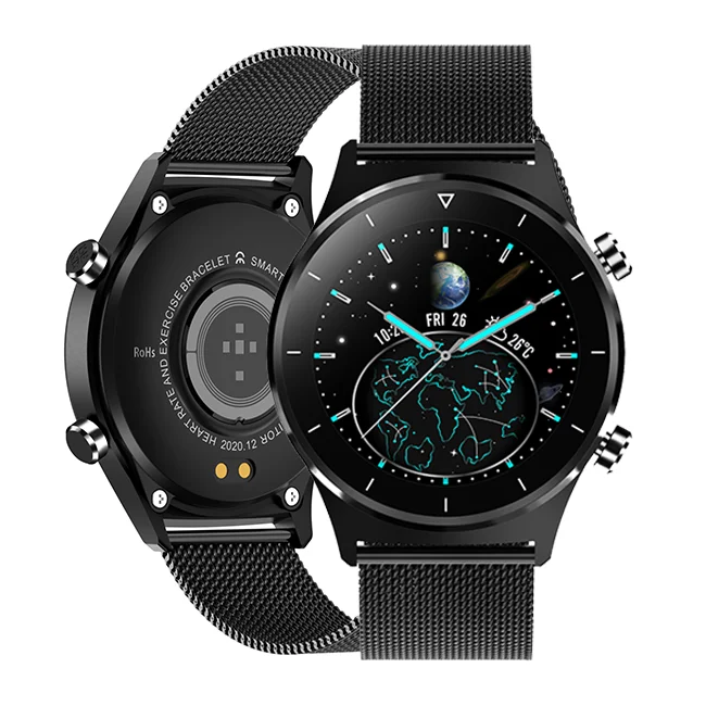 

E13 Android IOS Smart Watch 1.28inch Touchscreen Heart Rate Smartwatch