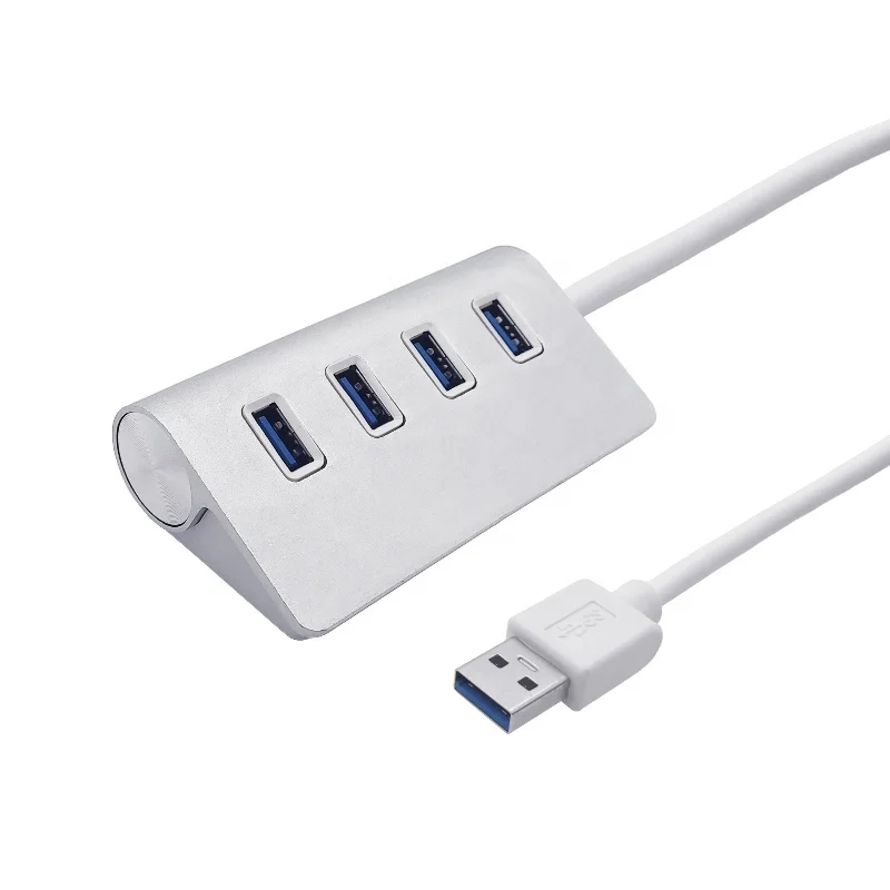 

Unibody Portable USB 3.0 High Speed Charging Aluminum USB Desk 4 Port Hub