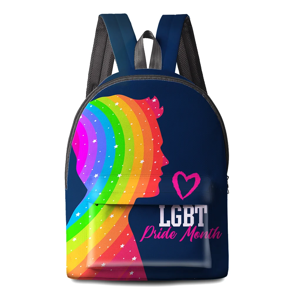 

2022 Fashion multifunction Pride Day LGBT Rainbow Theme Logo Souvenirs Supplies Gift Casual Bag For Unisex Lesbians Gay Backpack