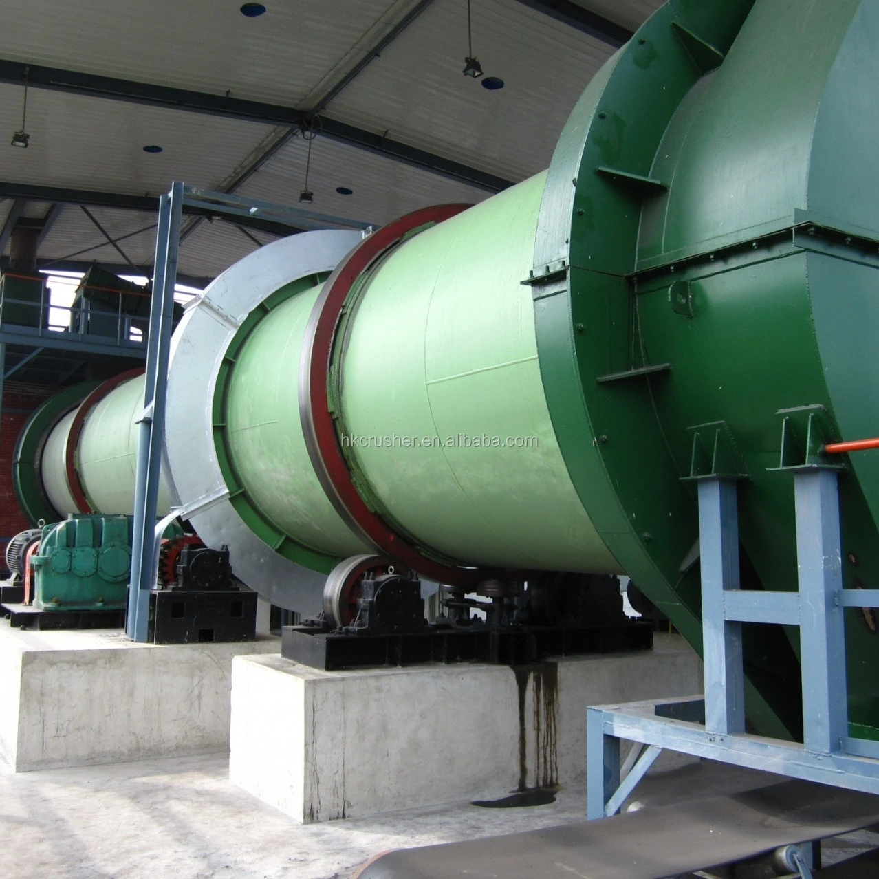 Small rotary drum dryer