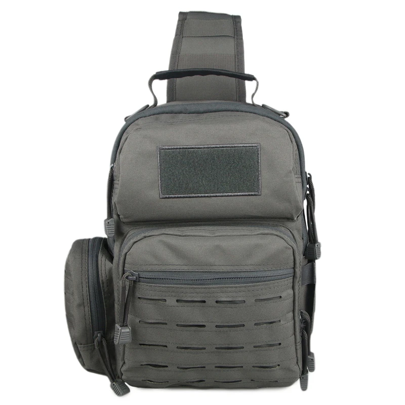 

High Quality Army Military Messenger Single Shoulder Crossbody Sling Camping Hunting Tactical tactical backpack, Gray tactical backpack