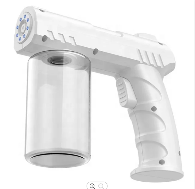 

K7 Disinfection Gun,Black Disinfection Gun,Wireless Nano Blue-Ray Sprayer Gun Sterilize Disinfection Gun, White