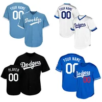 

22 Clayton Kershaw Los Angeles Dodgers Baseball Jersey 35 Cody Bellinger Retro Men Custom Embroidery Jersey