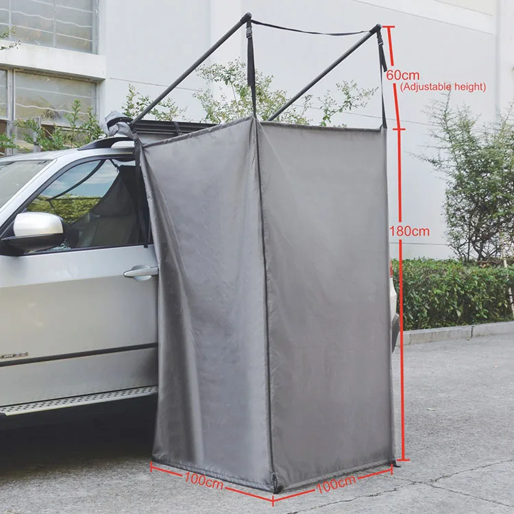 

Camping Outdoor Offroad Privacy Side Ensuite Awning Car Tente Vehicle Mounted Toit Change Room Shower Tent