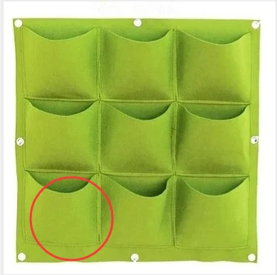 

Art vertical garden pots black hanging