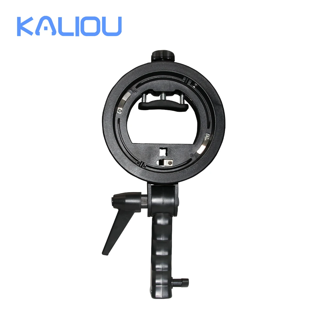 

Kaliou Professional S-Type II Bracket Holder Mount For Speedlight Flash Light Beauty dish Reflector Umbrella, Black