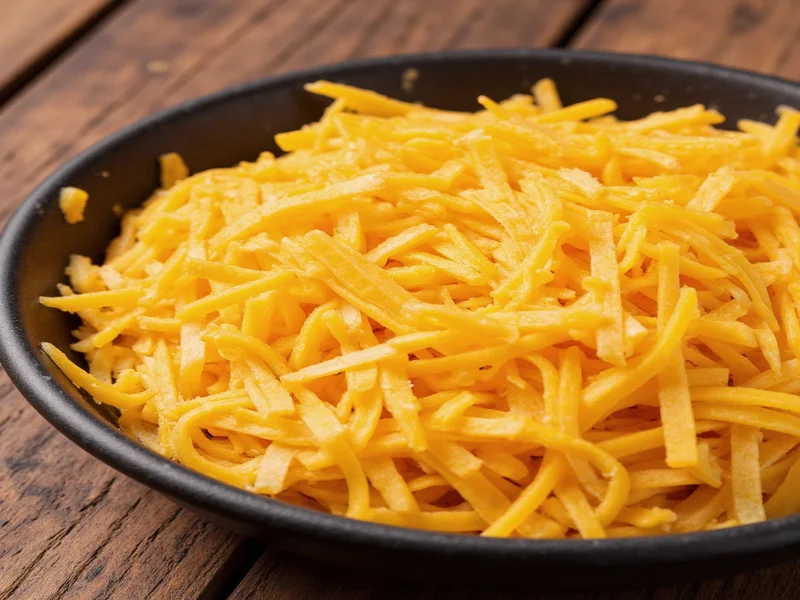 Shredding cheese for homemade dip recipe