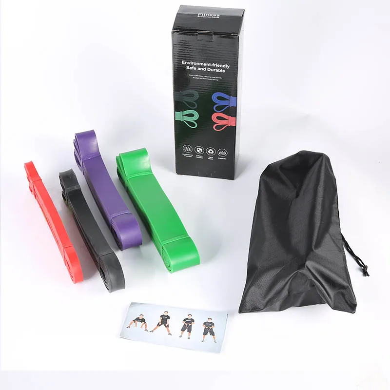 

Hot Sale Eco-friendly 208*0.45*1.9cm Latex Pull Up Assist Band Fitness yoga exercise Resistance Bands, Picture shows/custom
