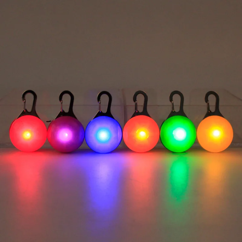 

Wholesale Custom New Design Anti-lost LED Light Dog Tag Pet Collar Accessories, Blue,green,red,yellow,pink,orange