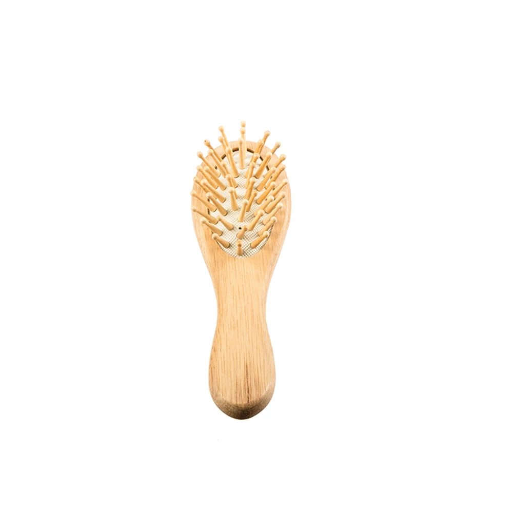 

Durable Paddle Hair Brush Scalp Massage Wood Brush Private Label Durable Bamboo Bristle for Children