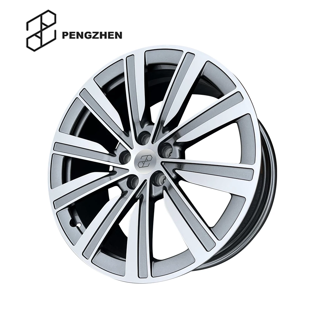 

Pengzhen 21 Inch Deep Steel Gray Car Surface Wheels Five Spoke 5x120 9.5j Alloy Car Forged Wheels Rims For Land Rover