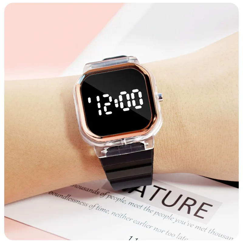 

Fashion Touch Screen Watches Sports Silicone Band Day Date Electronic Watches reloj hombre Men Kids led digital Watch