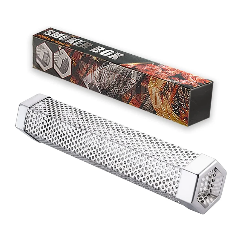 

Premium Pellet Smoker Tube 12 inches Stainless Steel BBQ Wood Pellet Smoker Tube for All Grill or Smoker