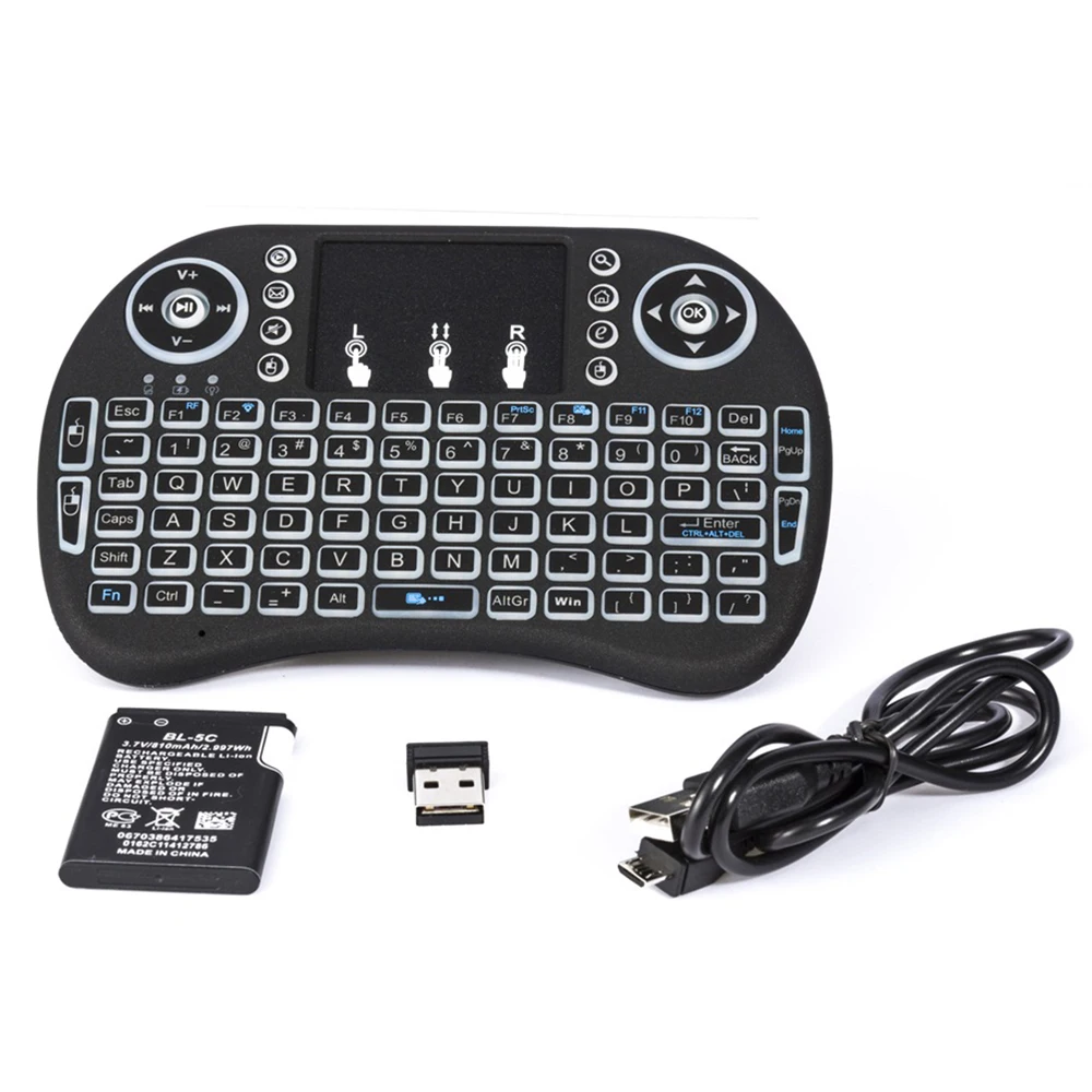 
Best Selling Smart Keyboard Touchpad i8 Airmouse Wireless Remote for Android Smart Box 