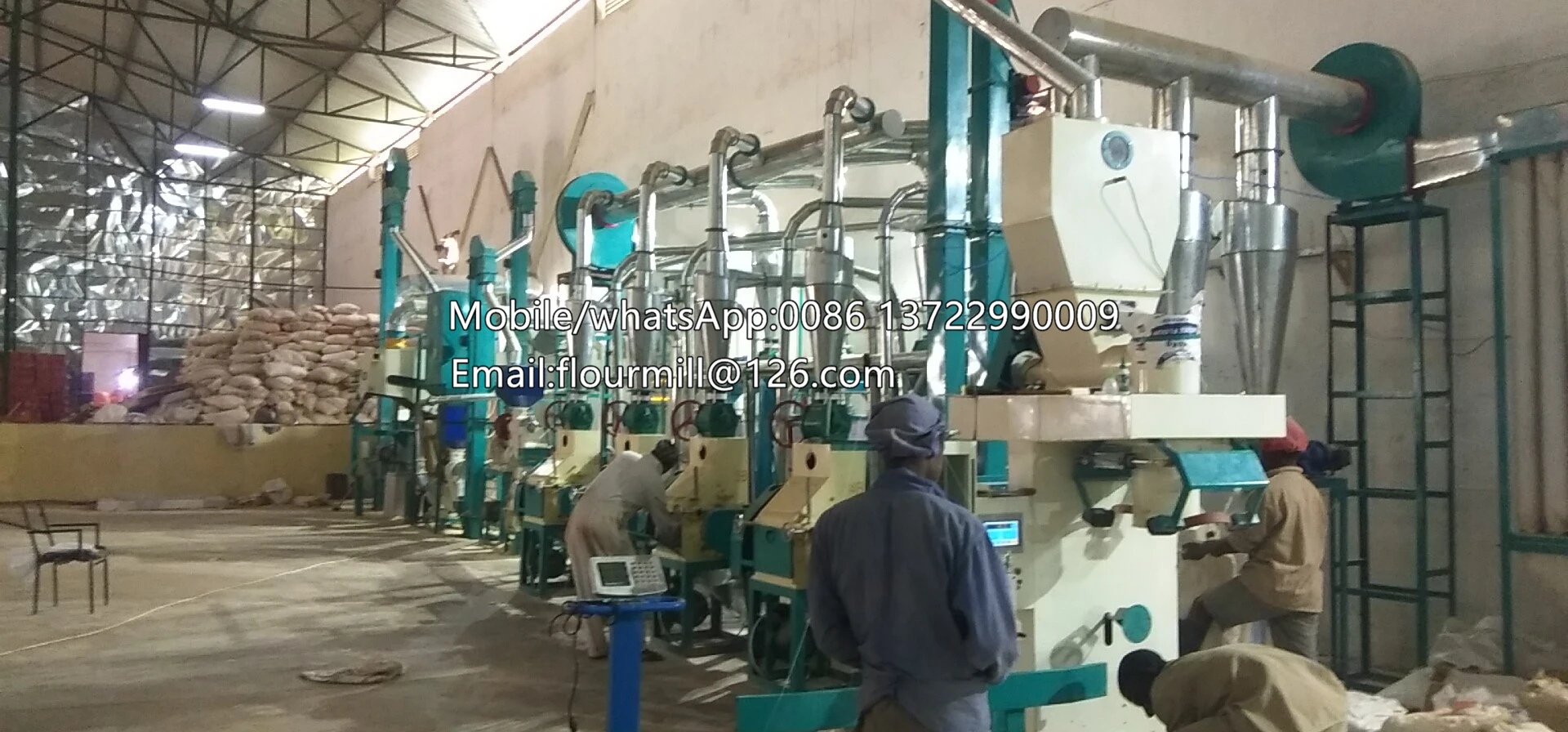 1030tpd Grain Mills For Sale / Milling Machine Application / Flour