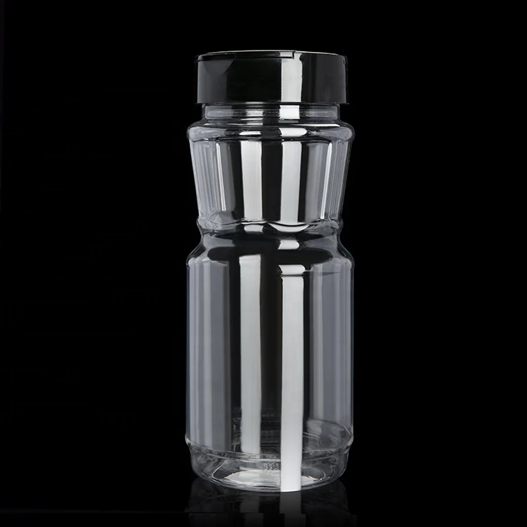 

Custom Shape 17 oz 500 ml Empty Plastic Seasoning Bottle PET Spice Jars for Pepper Chill