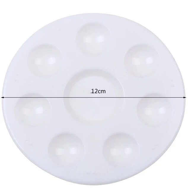 
2020 Art supplier Plastic round palette for painting 