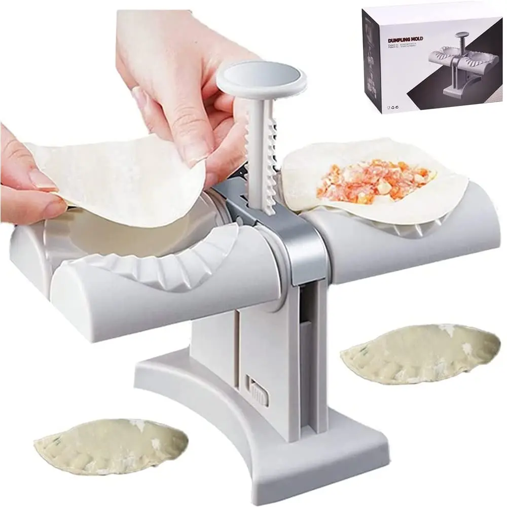 

Chinese Dumpling Wonton Makers 2 in 1 New Design Dumpling Easy Maker Skin Press Manual Diy Kitchen Tool