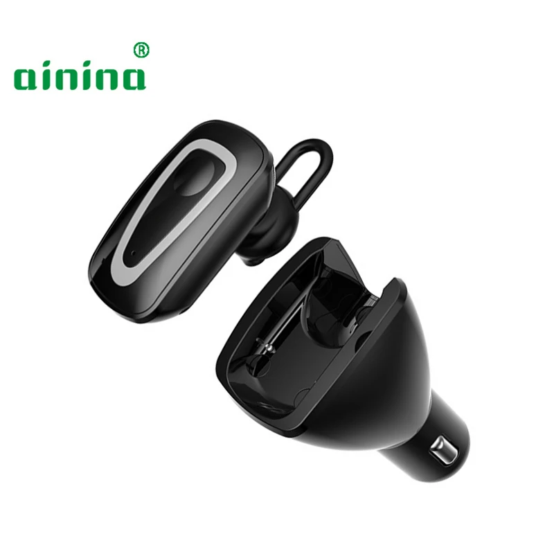 

Special design Car wireless earphone with charger 2 in1, easy use car TWS earbuds with stereo sound