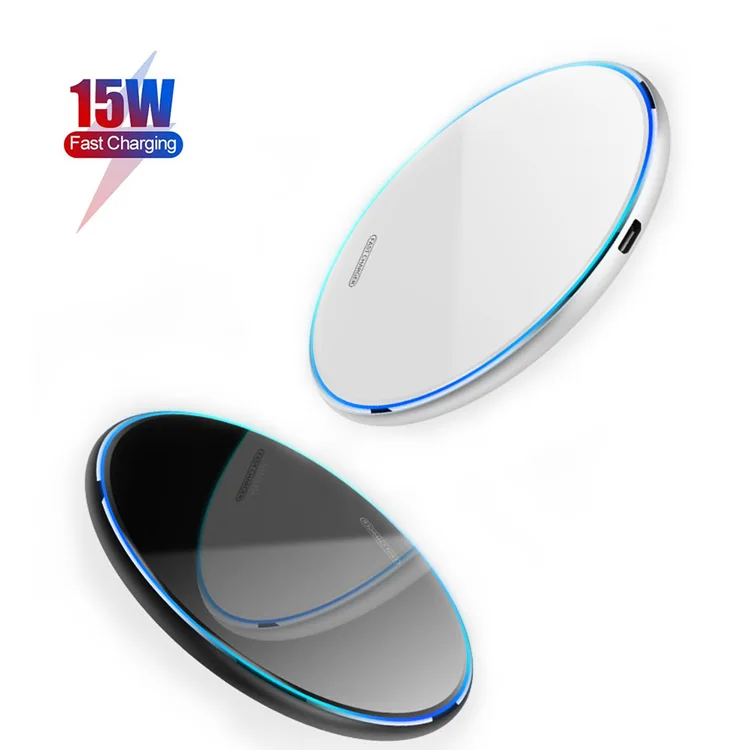 

15W Universal Mobile Phone Qi Wireless Charger Pad For iPhone 13/12/11/x/xr For Samsung Xiaomi Huawei Wireless Fast Charging